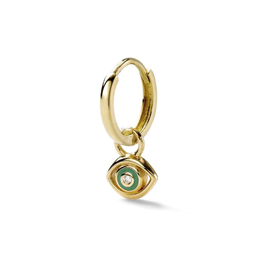 Diamond Devil's Eye Stud Earrings - Nova Exporters