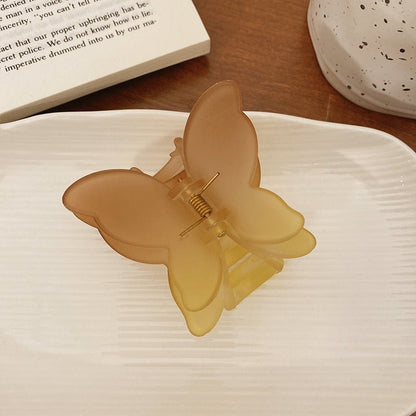 Color Frosted Gradient Butterfly Hair Clip - Nova Exporters