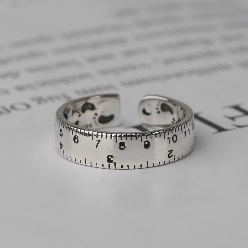 Digital Ruler Creative Fashion Personality Index Finger Ring - Nova Exporters