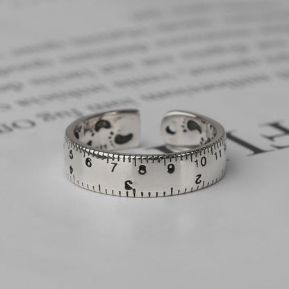 Digital Ruler Creative Fashion Personality Index Finger Ring - Nova Exporters