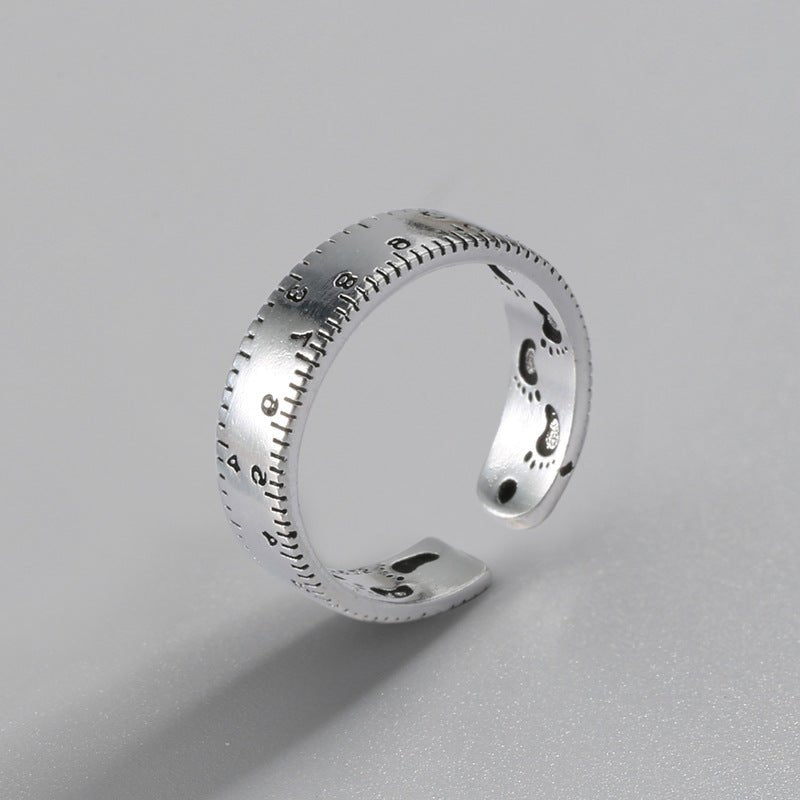 Digital Ruler Creative Fashion Personality Index Finger Ring - Nova Exporters