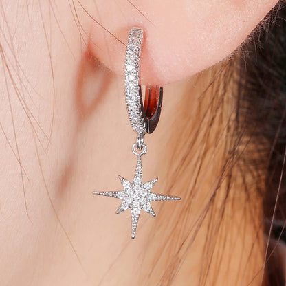 Fashion Star Moon Earrings - Nova Exporters
