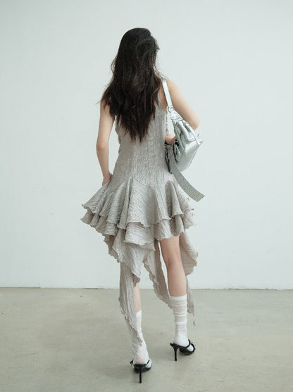 Stylish Belted A - line Midi Dress With A Defined Waist - Nova Exporters